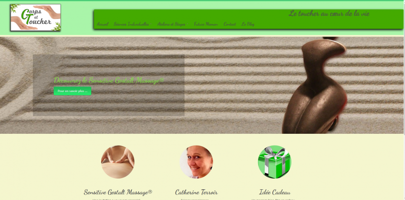 site corps et toucher